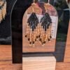 Mini boucles d’oreilles Galilya Cleo Ébène et beauté intemporelle Mini boucles d’oreilles Galilya Cleo Ébène noir et bronze, bijou de créateur français au style égyptien et intemporel