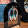 Mini boucles d’oreilles Nilyra Maria Marine et savoir-faire français Mini boucles d’oreilles Nilyra Maria Marine bleu et turquoise, bijou artisanal français fabriqué avec soin en petite série